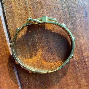 Authentic gold studded Michael Kors cuff bracelet